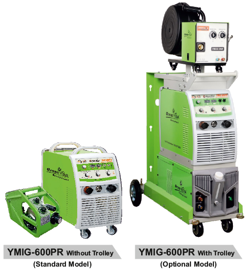 DC Inverter CC-CV MIG/MMA/LIFT TIG Welding Machine PR Series -  YMIG-600PR